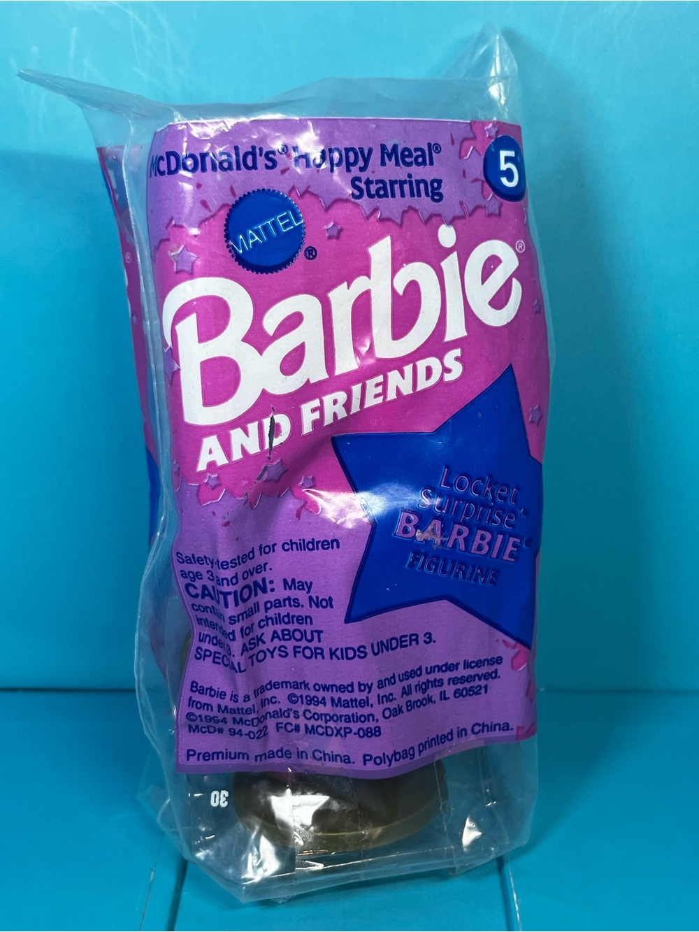 McDonald's Happy Meal - Barbie and Friends - Locket Surprise Barbie - 1994